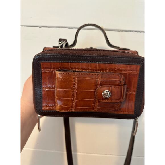 Marc Chantal MC Vintage Brown And Black Purse(Crossbody) - Picture 3 of 8